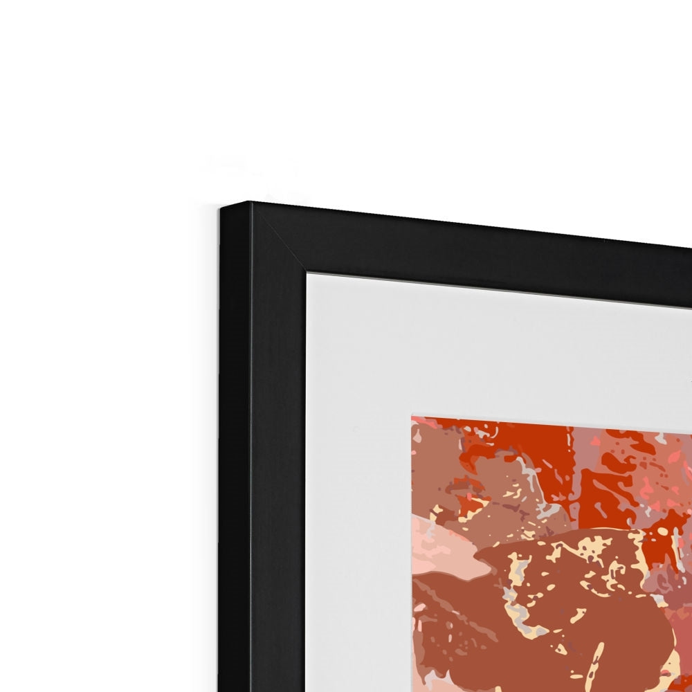 Framed Graphic Art Print, White Mat - 6x8, 8x12, 11x14, 12x16, 16x20, 18x24, 20x28  inches | FPV-1130-7692