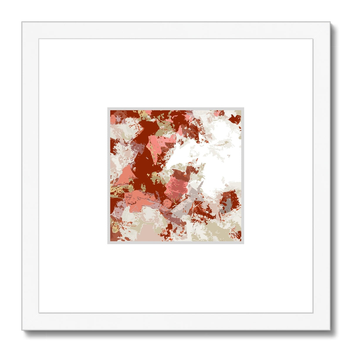 Framed Graphic Art Print, Faux Mat - 12x12 inches | FMS-1130-7695