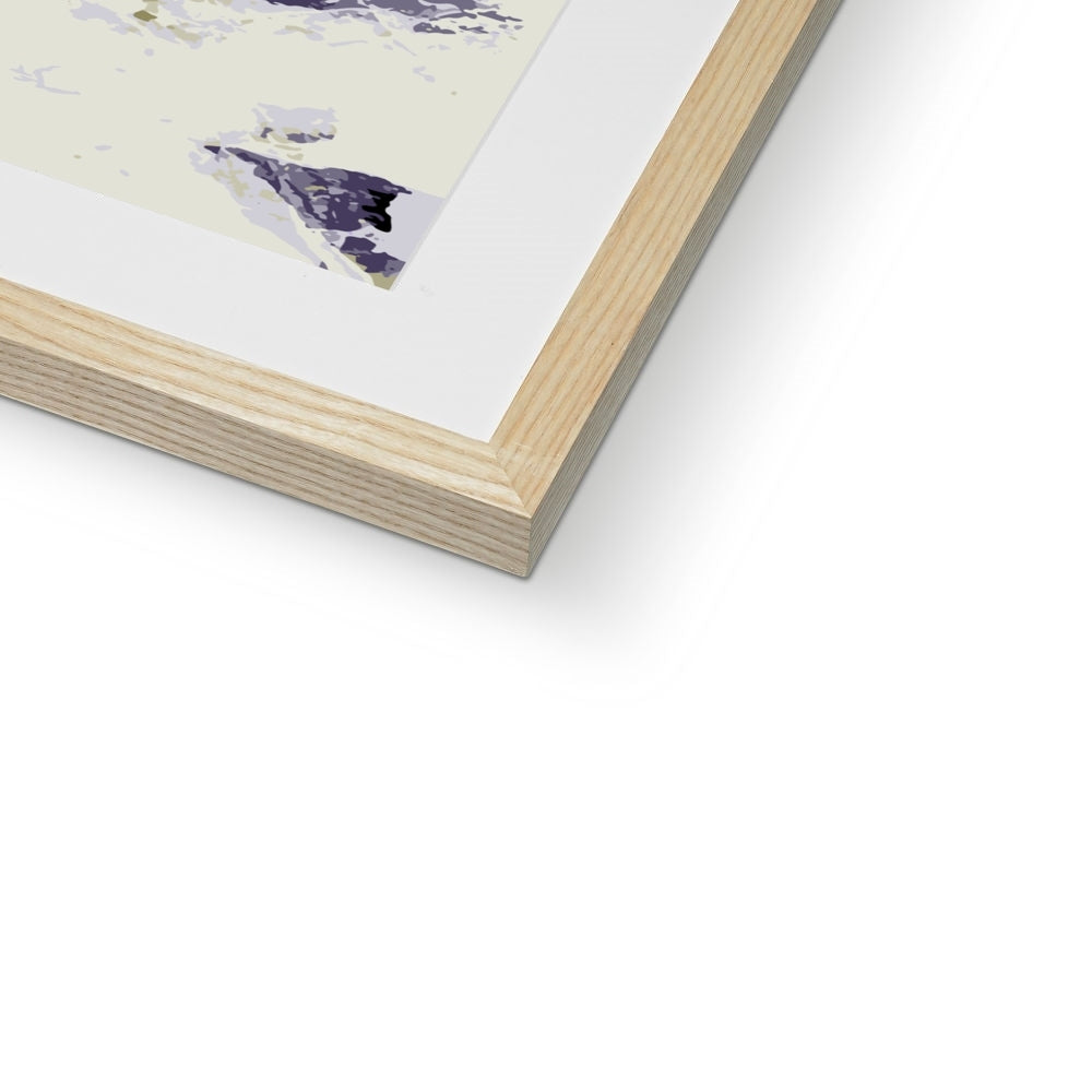 Framed Graphic Art Print, White Mat - 8x8 12x12 16x16 20x20 24x24 28x28 inches | FPS-1260-7695