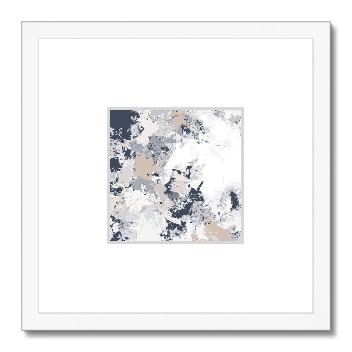 Framed Graphic Art Print, Faux Mat - 12x12 inches | FMS-1220-7695
