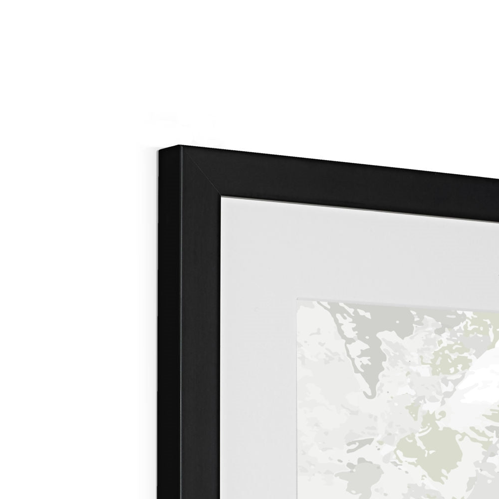 Framed Graphic Art Print, White Mat - 6x8, 8x12, 11x14, 12x16, 16x20, 18x24, 20x28 inches | FPV-1240-7698