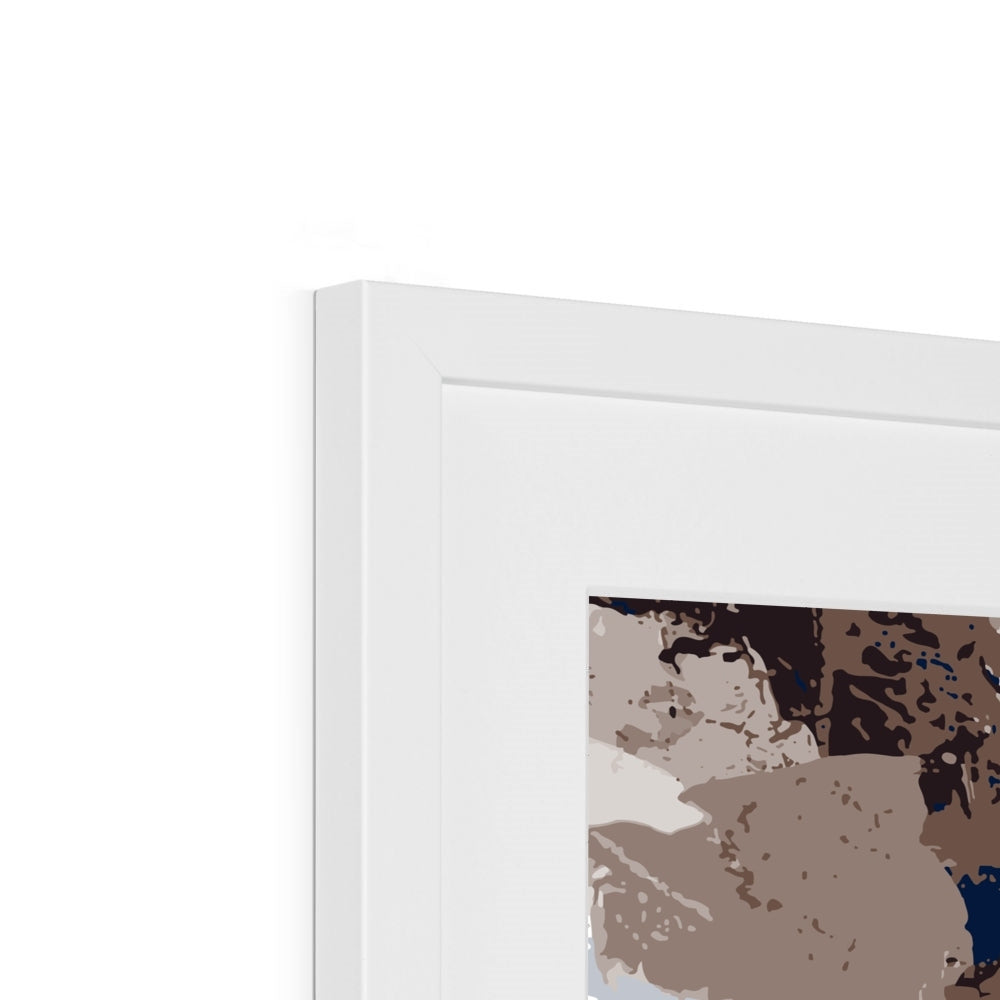 Framed Graphic Art Print, White Mat - 6x8, 8x12, 11x14, 12x16, 16x20, 18x24, 20x28 inches | FPV-1160-7692