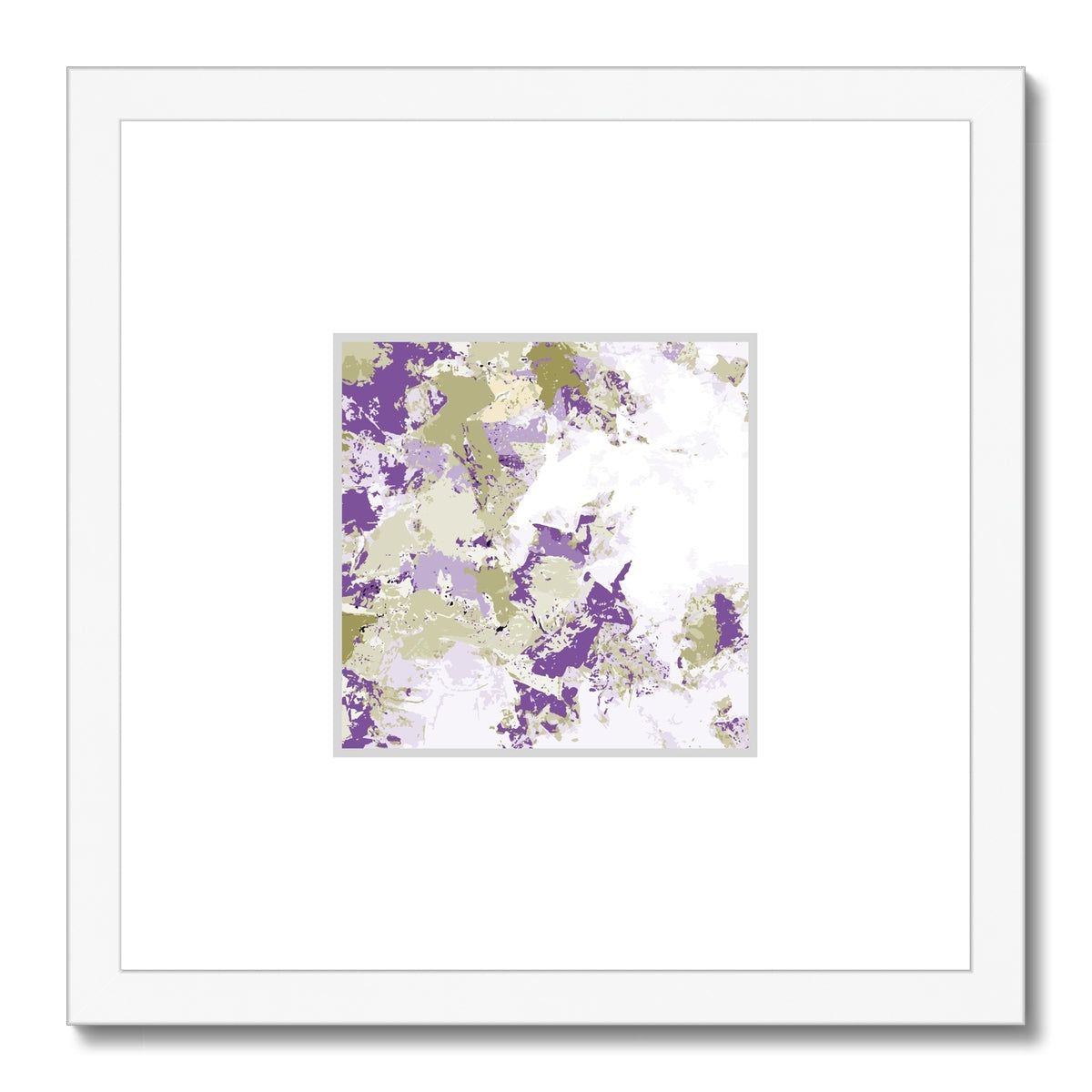 Framed Graphic Art Print, Faux Mat - 12x12 inches | FMS-1250-7695