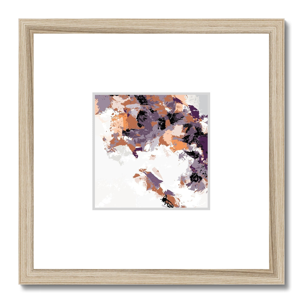 Framed Graphic Art Print, Faux Mat - 12x12 inches | FMS-1180-7693