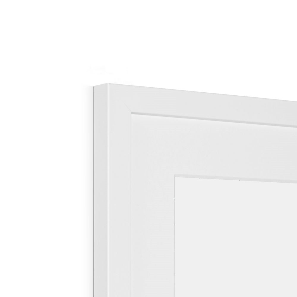 Framed Graphic Art Print, White Mat - 6x8, 8x12, 11x14, 12x16, 16x20, 18x24, 20x28 inches | FPV-1250-7694