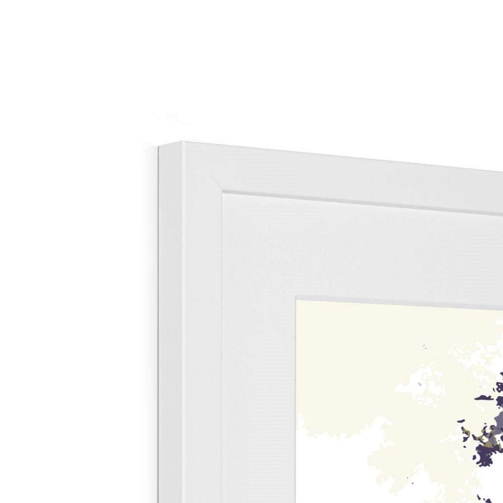 Framed Graphic Art Print, White Mat - 8x8 12x12 16x16 20x20 24x24 28x28 inches | FPS-1260-7691