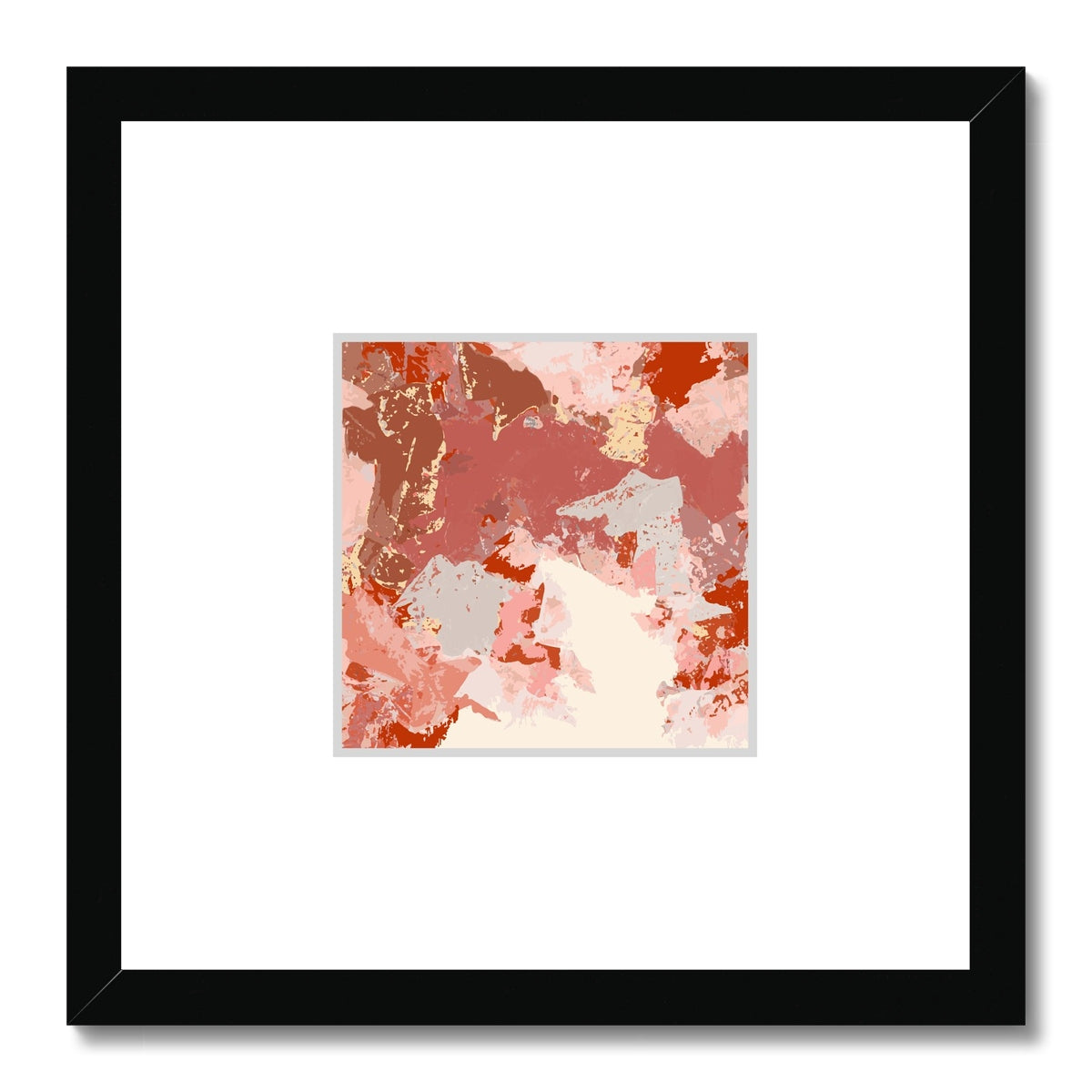 Framed Graphic Art Print, Faux Mat - 12x12 inches | FMS-1130-7692