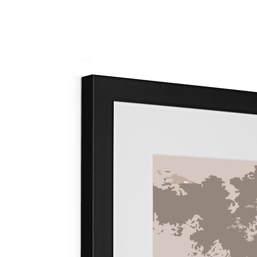 Framed Graphic Art Print, White Mat - 8x8 12x12 16x16 20x20 24x24 28x28 inches | FPS-1130-7691