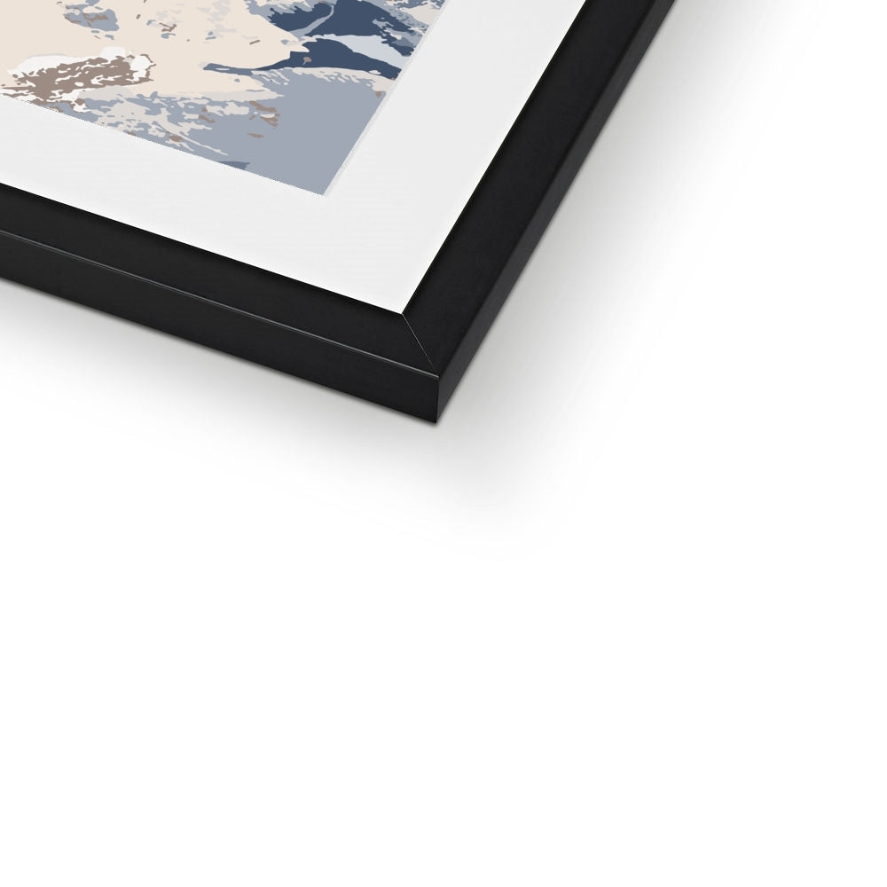 Framed Graphic Art Print, White Mat - 6x8, 8x12, 11x14, 12x16, 16x20, 18x24, 20x28 inches | FPV-1160-7689