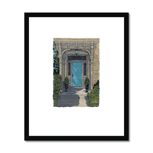 Framed Fine Art Print, Painterly Edge - 8x10 16x20 inches | Door 3, PEV-1000-1423