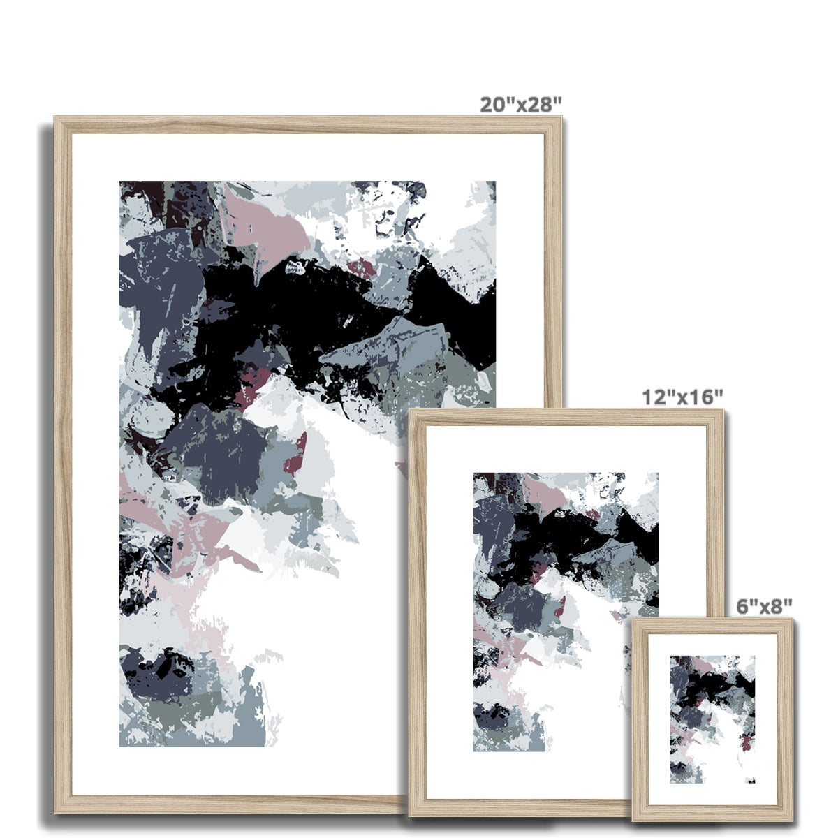 Framed Graphic Art Print, White Mat - 6x8, 8x12, 11x14, 12x16, 16x20, 18x24, 20x28 inches | FPV-1210-7692