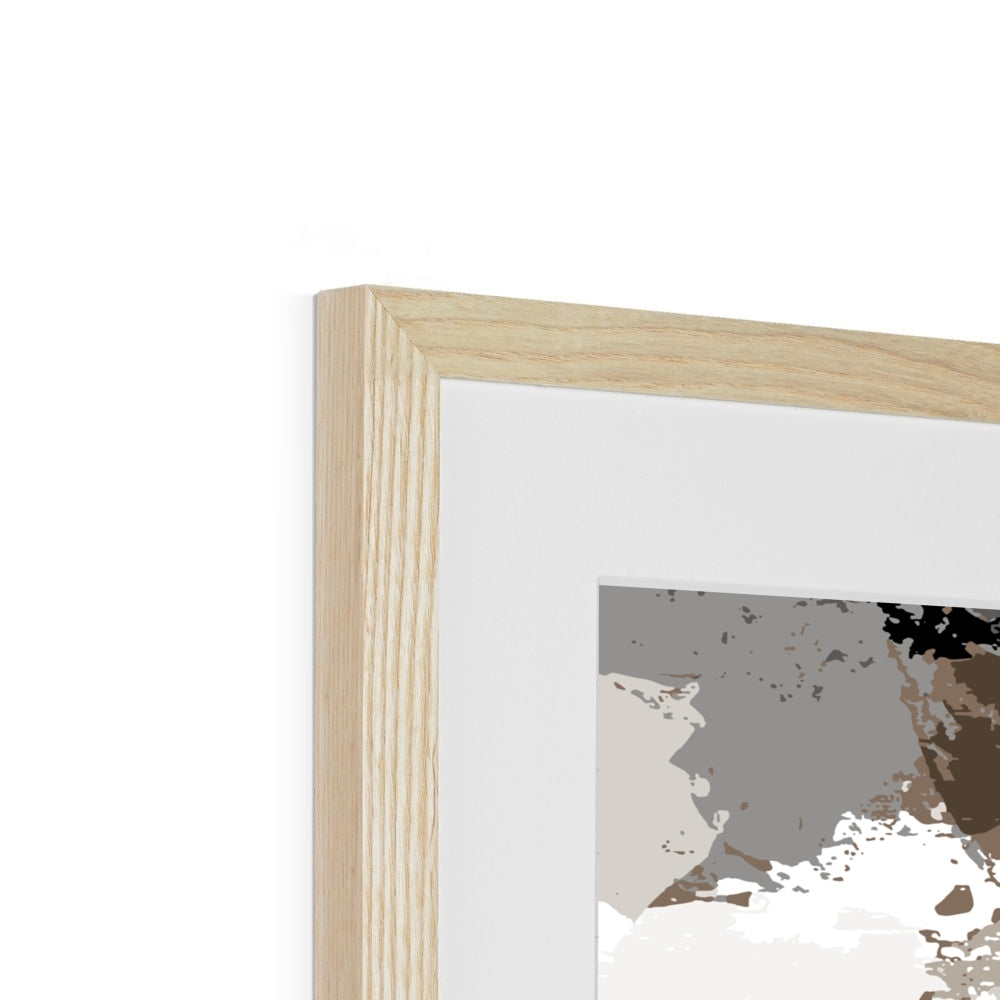 Framed Graphic Art Print, White Mat - 8x8 12x12 16x16 20x20 24x24 28x28 inches | FPS-1170-7693