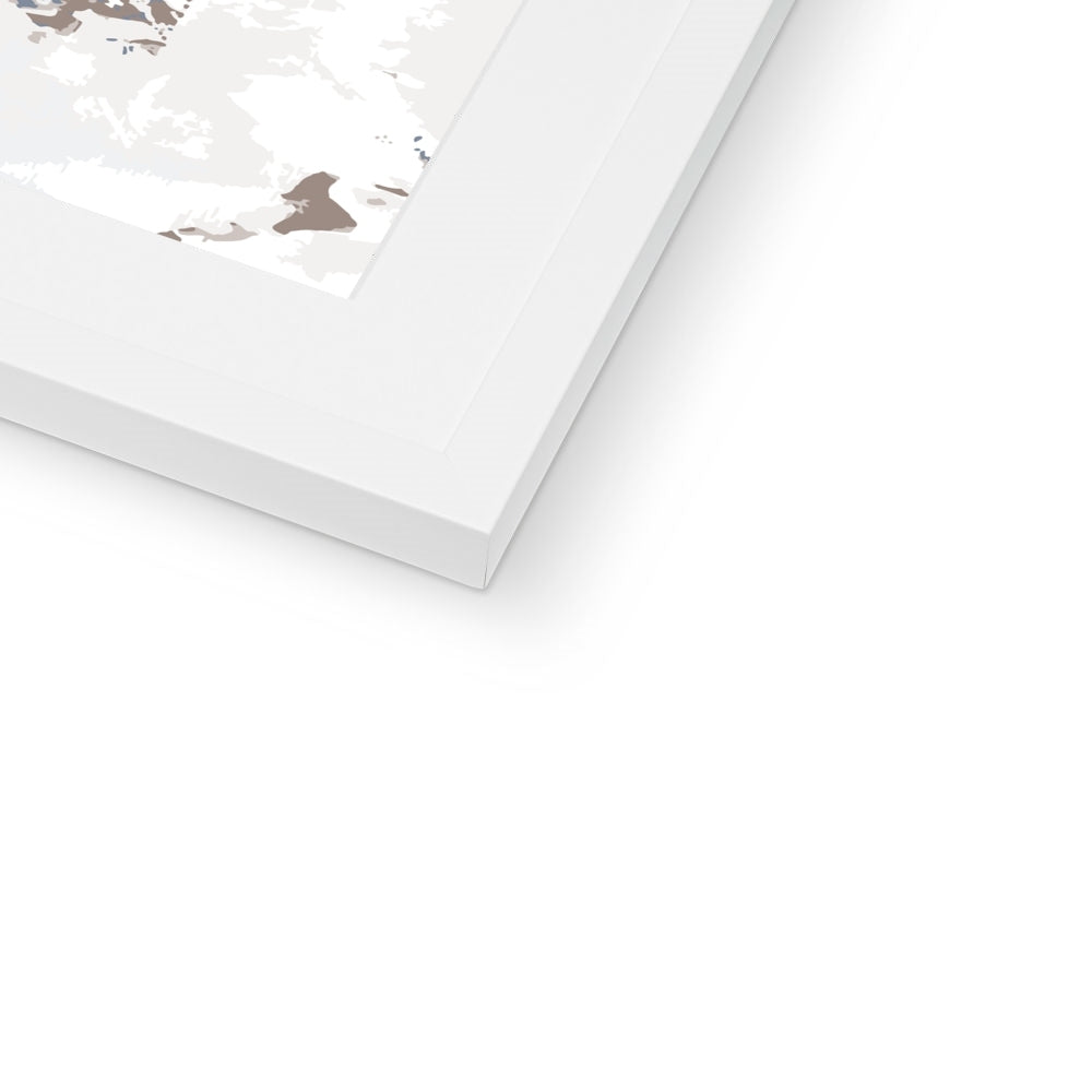Framed Graphic Art Print, White Mat - 6x8, 8x12, 11x14, 12x16, 16x20, 18x24, 20x28 inches | FPV-1160-7694