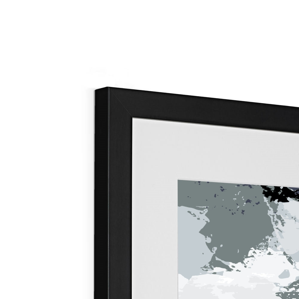 Framed Graphic Art Print, White Mat - 8x8 12x12 16x16 20x20 24x24 28x28 inches | FPS-1210-7693
