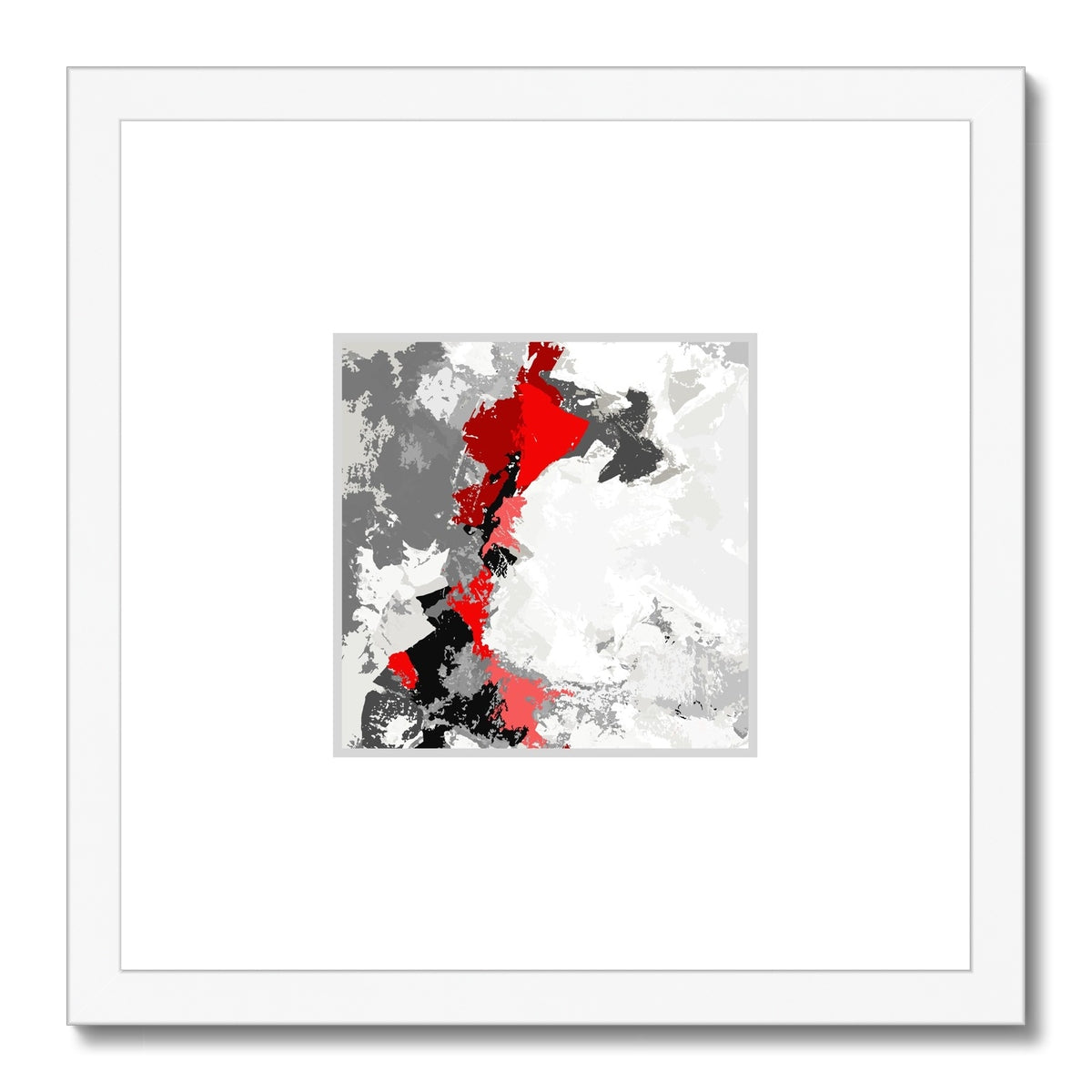 Framed Graphic Art Print, Faux Mat - 12x12 inches | FMS-1190-7691