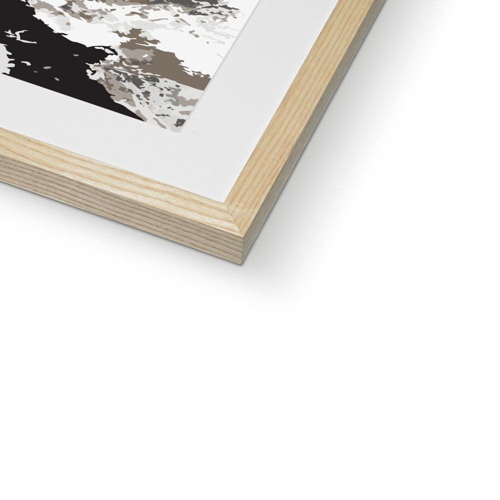 Framed Graphic Art Print, White Mat - 8x8 12x12 16x16 20x20 24x24 28x28 inches | FPS-1170-7695