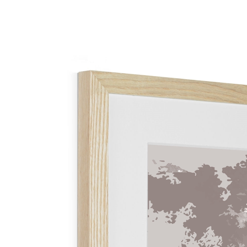 Framed Graphic Art Print, White Mat - 8x8 12x12 16x16 20x20 24x24 28x28 inches | FPS-1220-7691