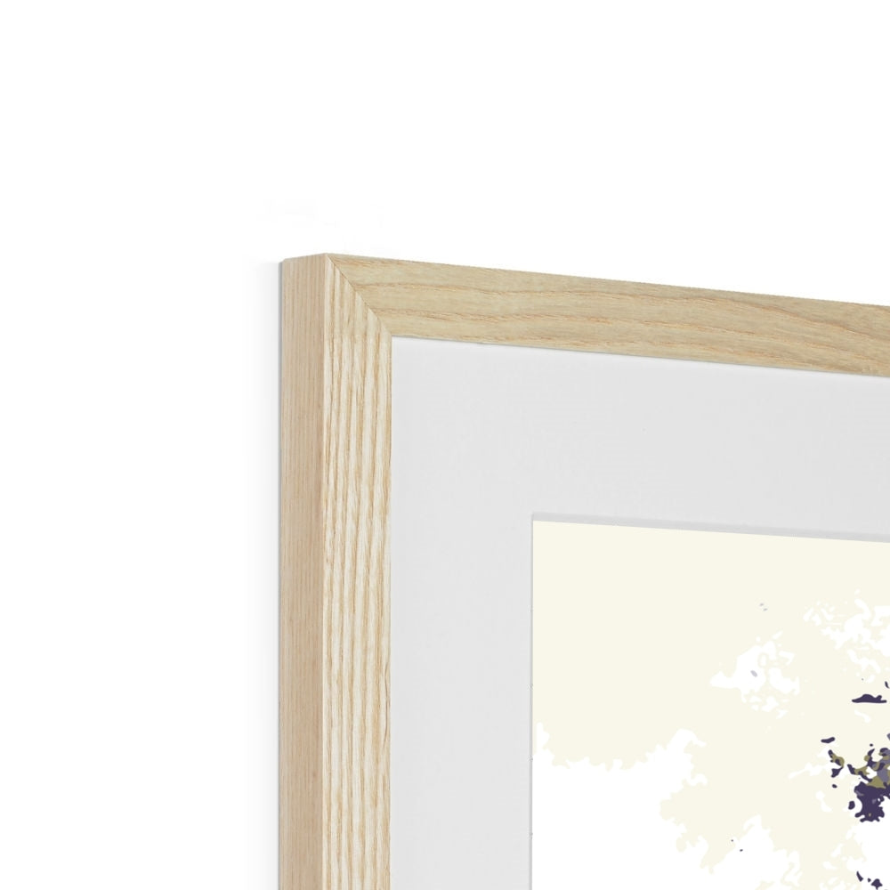 Framed Graphic Art Print, White Mat - 8x8 12x12 16x16 20x20 24x24 28x28 inches | FPS-1260-7691