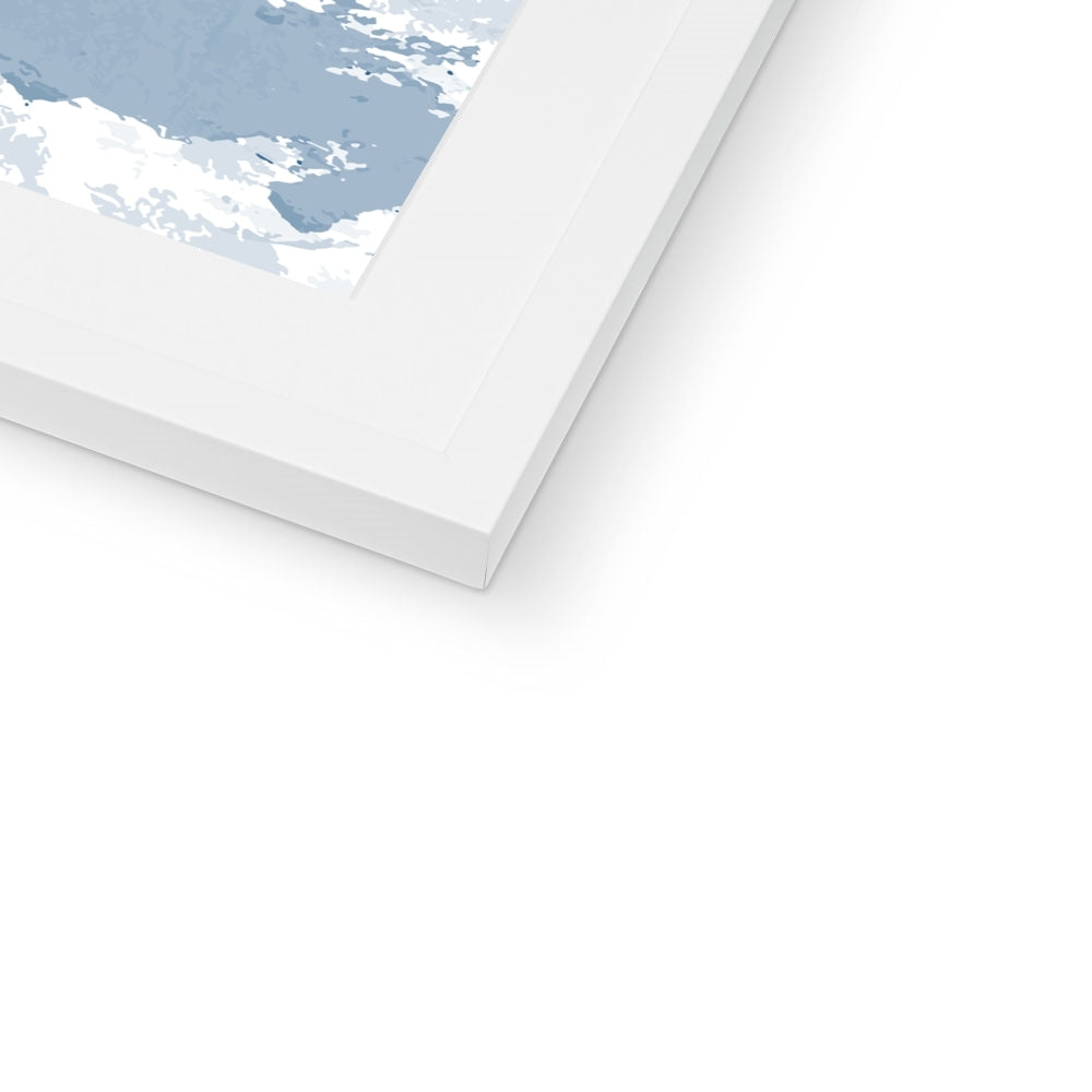 Framed Graphic Art Print, White Mat - 8x8 12x12 16x16 20x20 24x24 28x28 inches | FPS-1230-7691