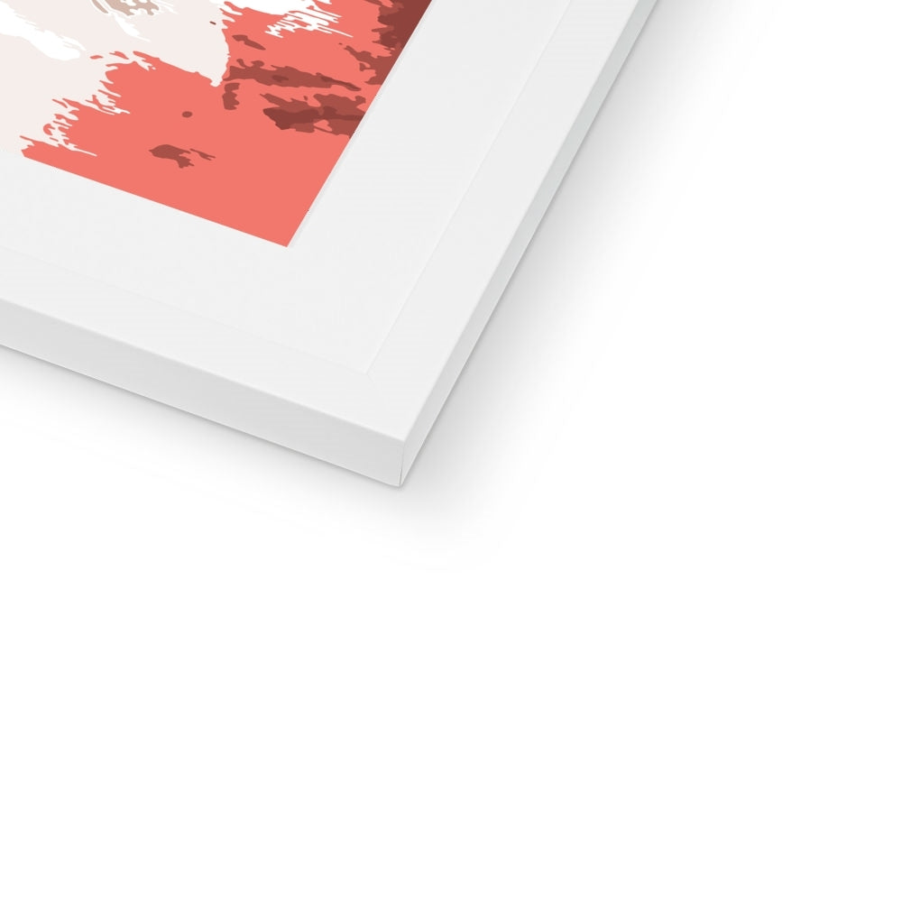 Framed Graphic Art Print, White Mat - 6x8, 8x12, 11x14, 12x16, 16x20, 18x24, 20x28 inches | FPV-1130-7696
