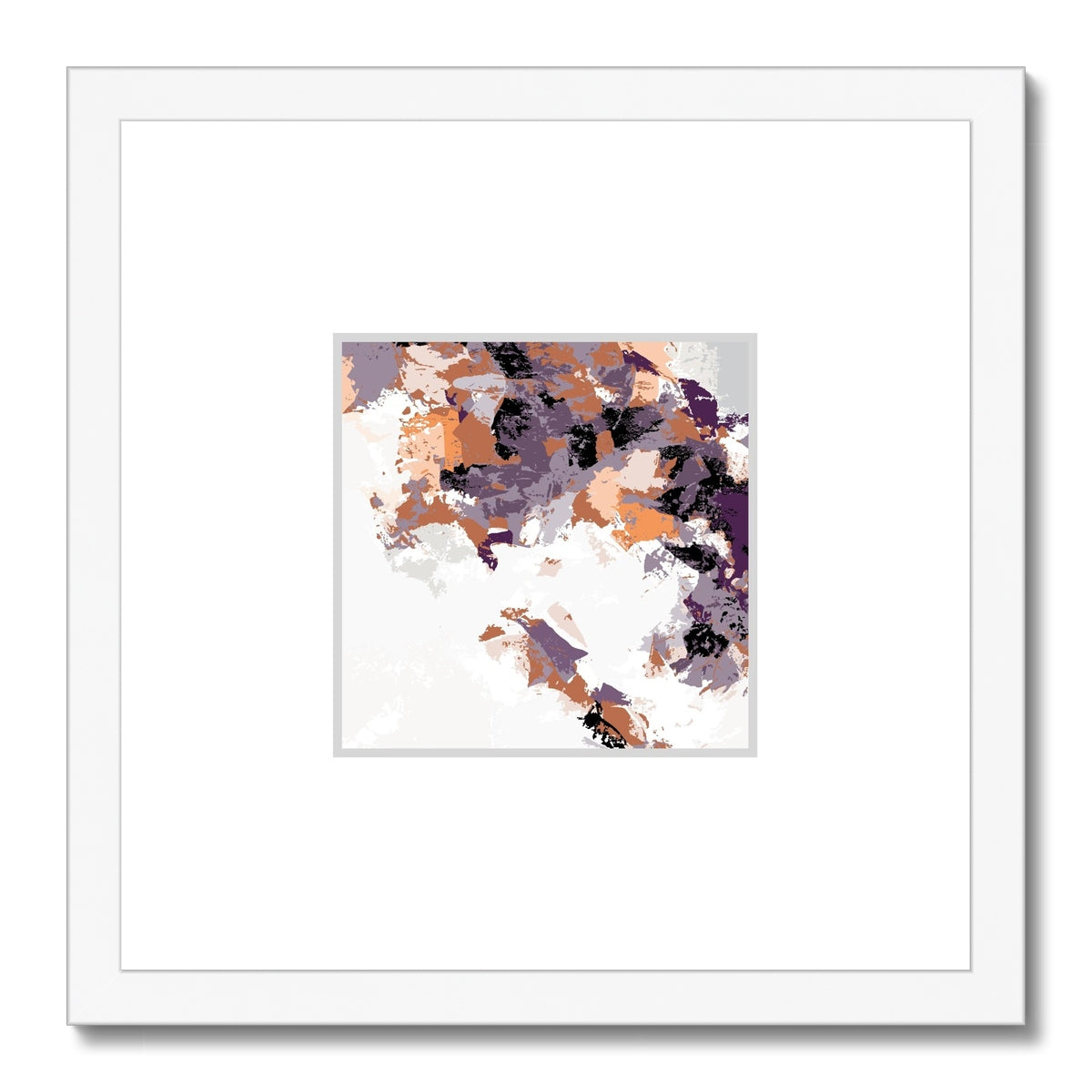 Framed Graphic Art Print, Faux Mat - 12x12 inches | FMS-1180-7693