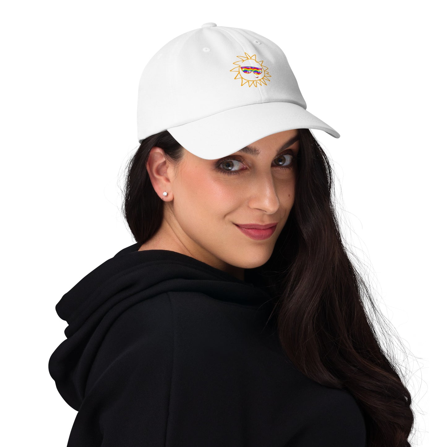 Low Profile Baseball Cap with Rainbow Vibes | DCPT