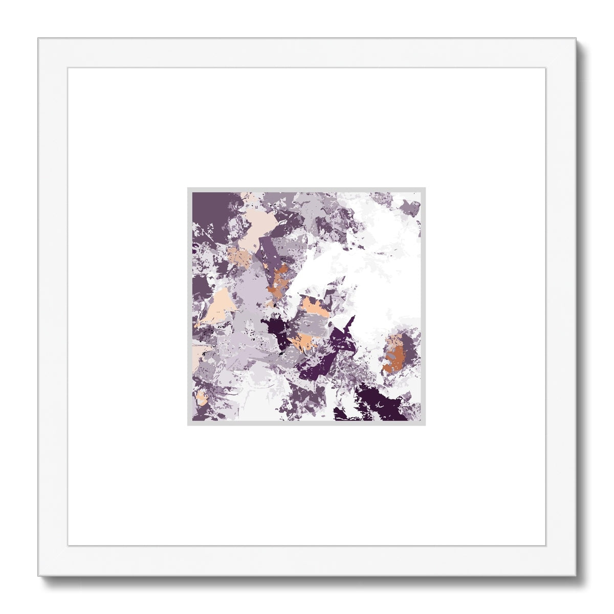 Framed Graphic Art Print, Faux Mat - 12x12 inches | FMS-1180-7695