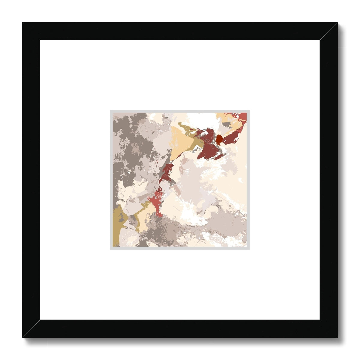 Framed Graphic Art Print, Faux Mat - 12x12 inches | FMS-1130-7691
