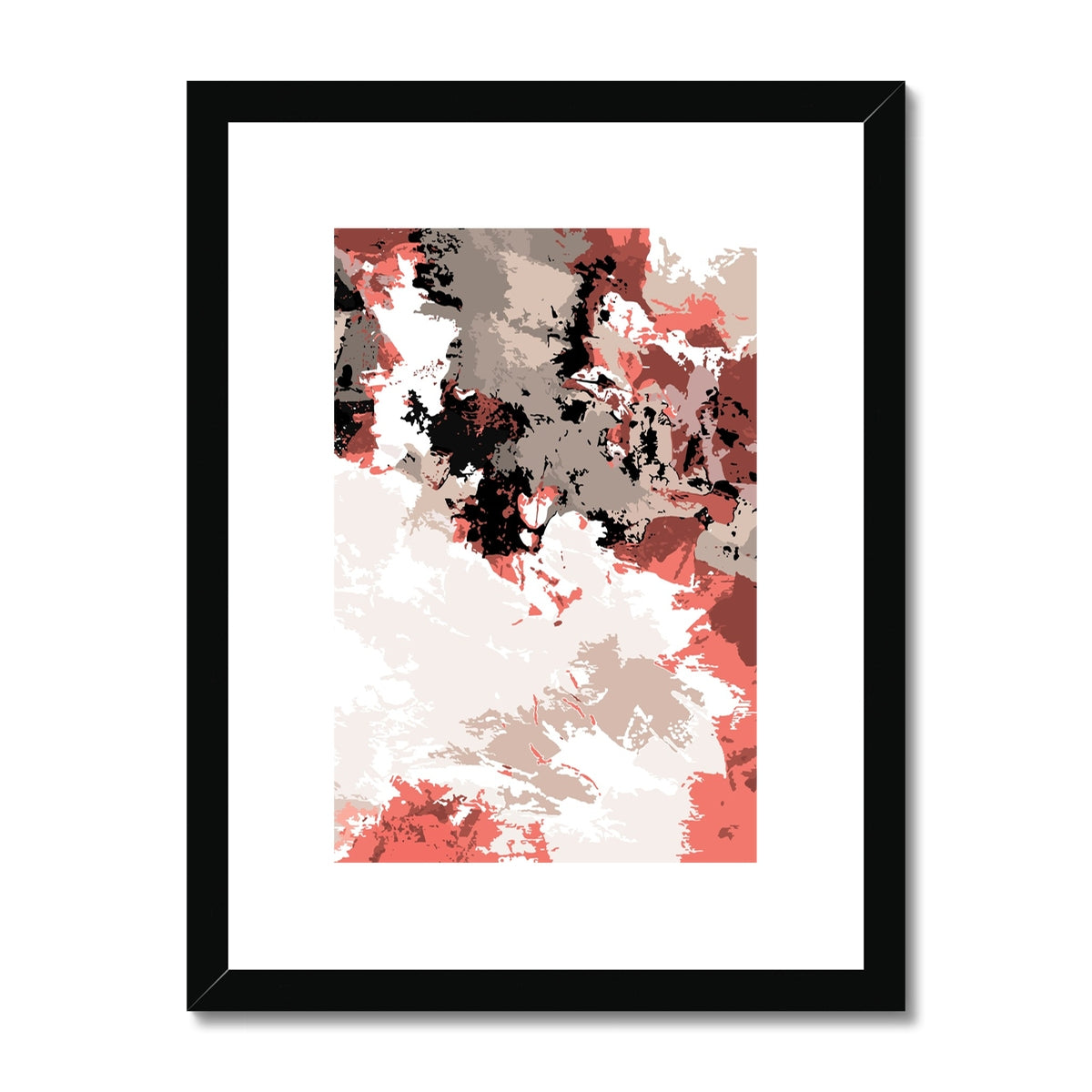 Framed Graphic Art Print, White Mat - 6x8, 8x12, 11x14, 12x16, 16x20, 18x24, 20x28 inches | FPV-1130-7696