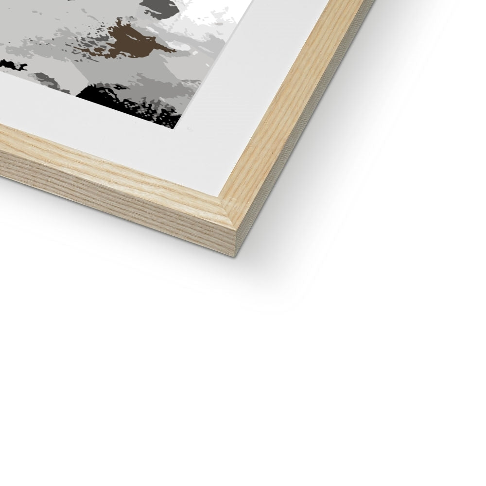 Framed Graphic Art Print, White Mat - 8x8 12x12 16x16 20x20 24x24 28x28 inches | FPS-1170-7690