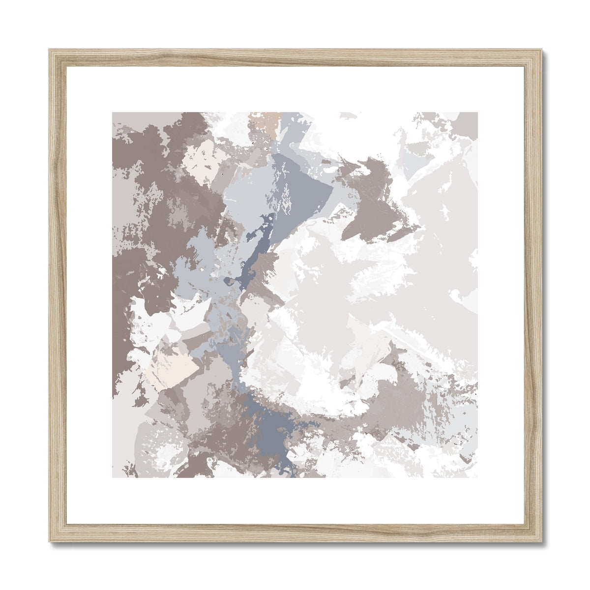 Framed Graphic Art Print, White Mat - 8x8 12x12 16x16 20x20 24x24 28x28 inches | FPS-1220-7691