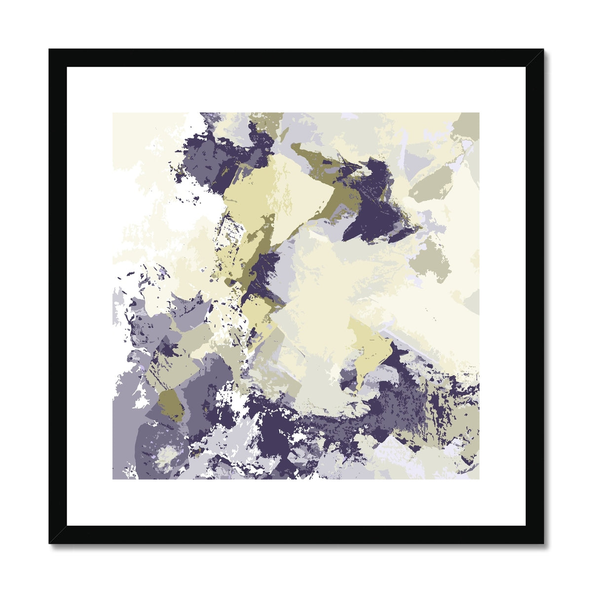 Framed Graphic Art Print, White Mat - 8x8 12x12 16x16 20x20 24x24 28x28 inches | FPS-1260-7691