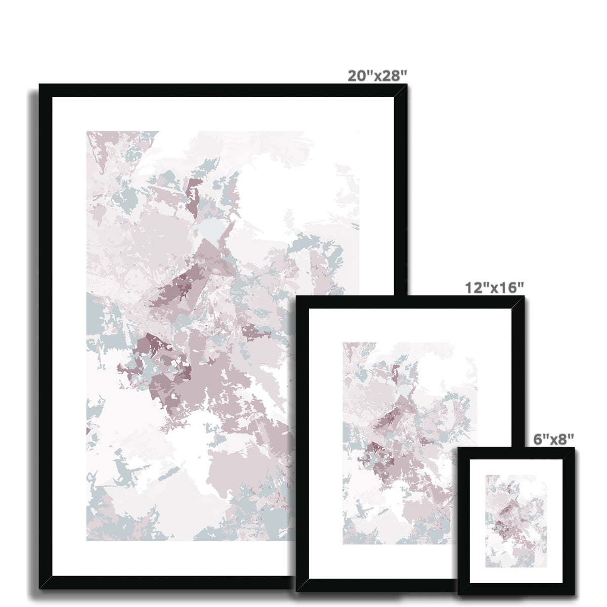 Framed Graphic Art Print, White Mat - 6x8, 8x12, 11x14, 12x16, 16x20, 18x24, 20x28 inches | FPV-1210-7698
