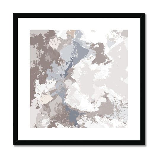 Framed Graphic Art Print, White Mat - 8x8 12x12 16x16 20x20 24x24 28x28 inches | FPS-1220-7691