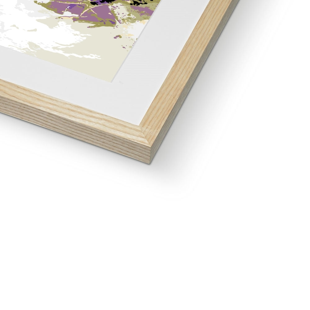 Framed Graphic Art Print, White Mat - 8x8 12x12 16x16 20x20 24x24 28x28 inches | FPS-1250-7693