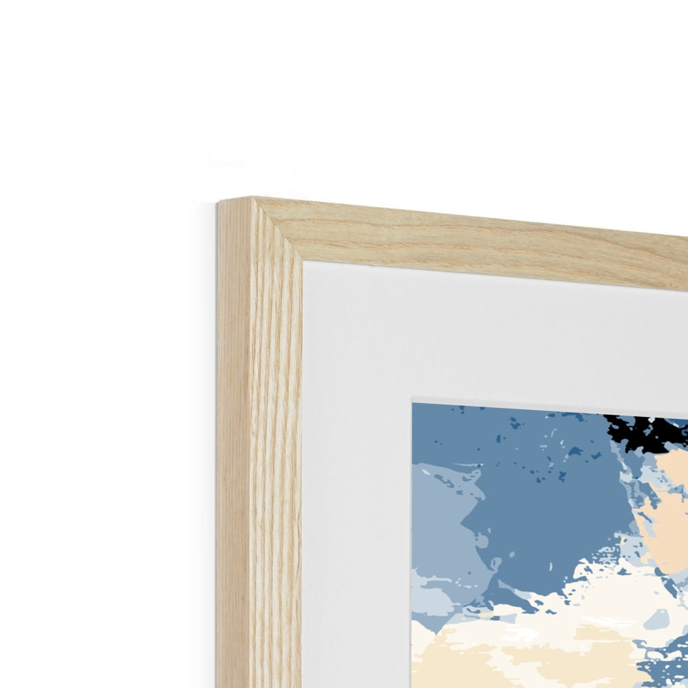 Framed Graphic Art Print, White Mat - 8x8 12x12 16x16 20x20 24x24 28x28 inches | FPS-1230-7693