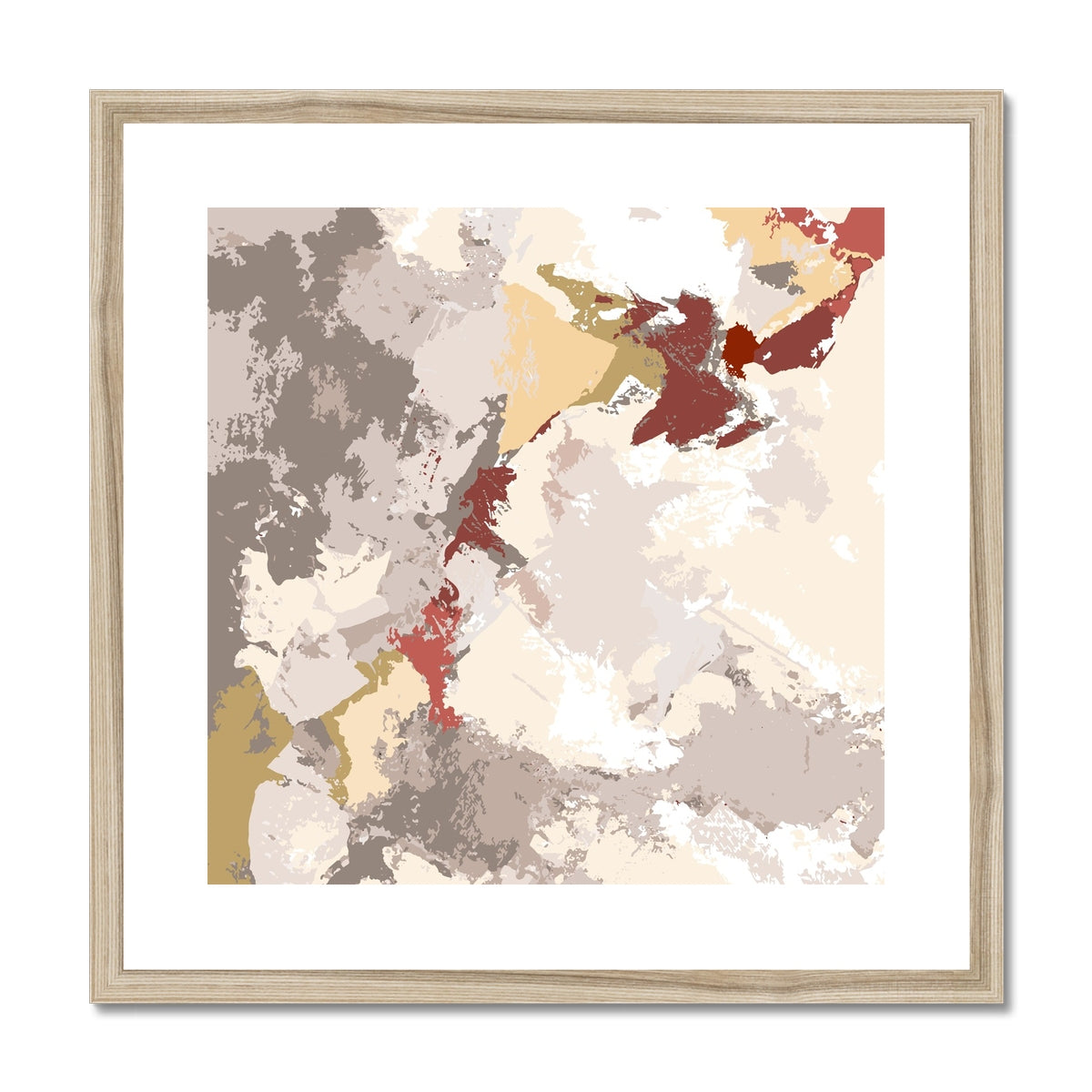 Framed Graphic Art Print, White Mat - 8x8 12x12 16x16 20x20 24x24 28x28 inches | FPS-1130-7691