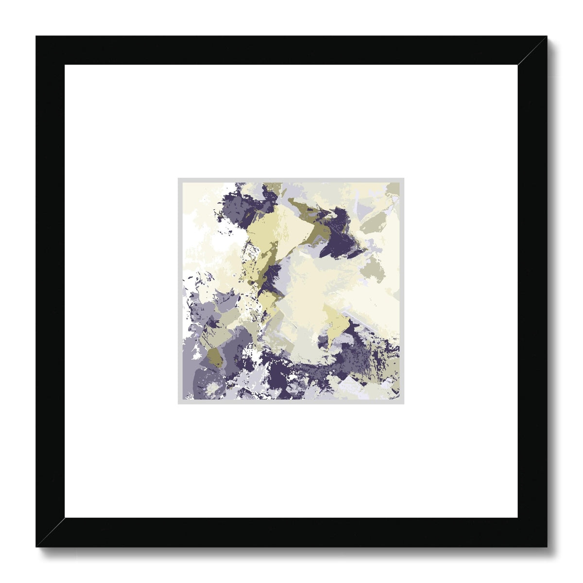 Framed Graphic Art Print, Faux Mat - 12x12 inches | FMS-1260-7691