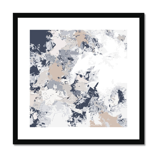 Framed Graphic Art Print, White Mat - 8x8 12x12 16x16 20x20 24x24 28x28 inches | FPS-1220-7695