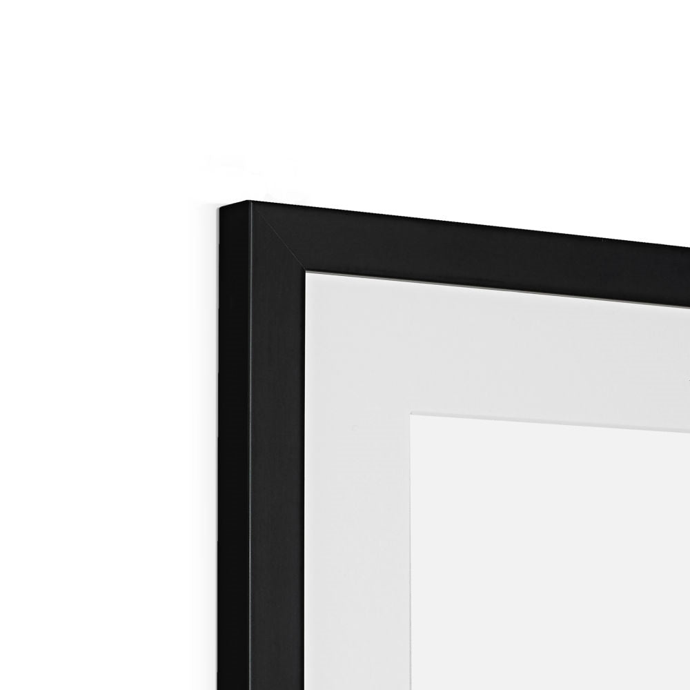 Framed Graphic Art Print, White Mat - 6x8, 8x12, 11x14, 12x16, 16x20, 18x24, 20x28 inches | FPV-1240-7694