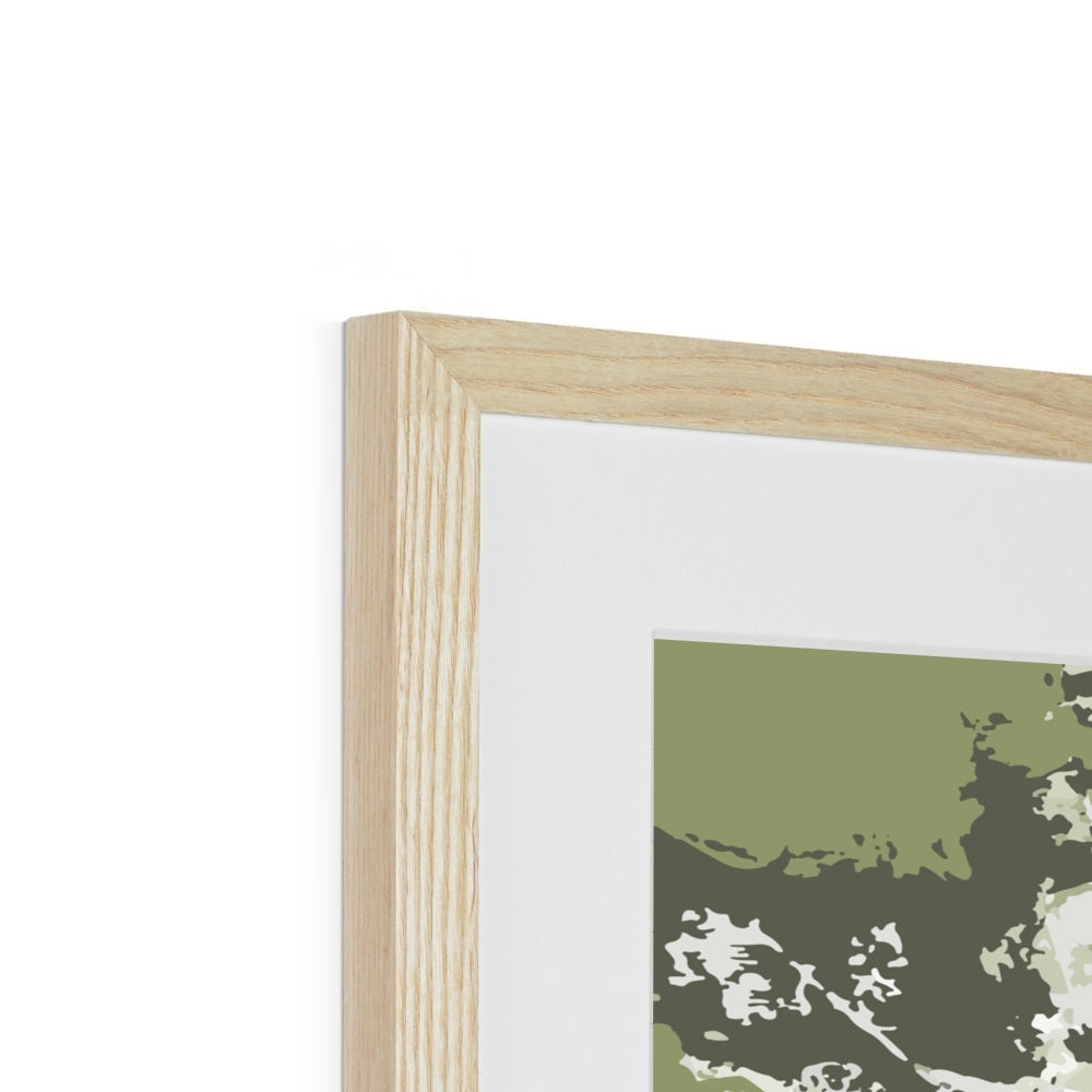 Framed Graphic Art Print, White Mat - 8x8 12x12 16x16 20x20 24x24 28x28 inches | FPS-1240-7695