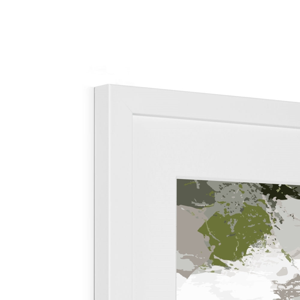 Framed Graphic Art Print, White Mat - 8x8 12x12 16x16 20x20 24x24 28x28 inches | FPS-1240-7693