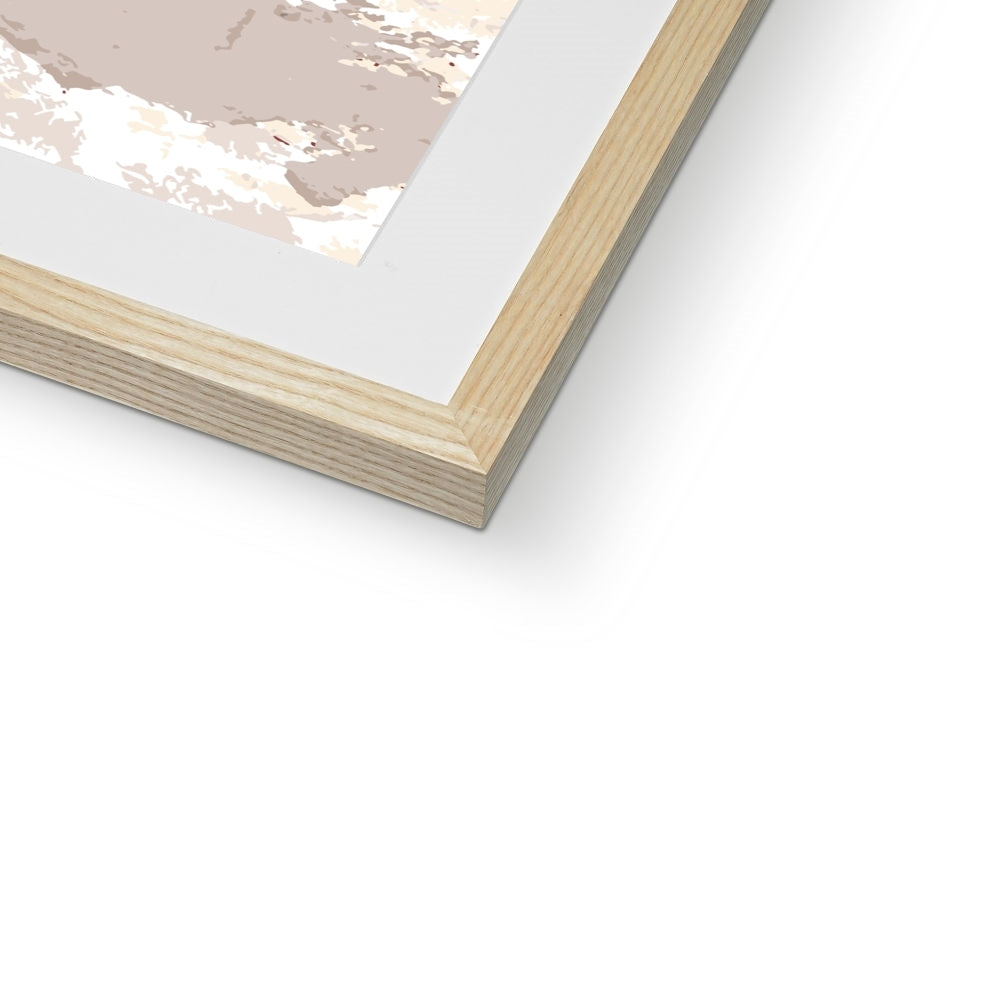 Framed Graphic Art Print, White Mat - 8x8 12x12 16x16 20x20 24x24 28x28 inches | FPS-1130-7691