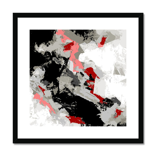 Framed Graphic Art Print, White Mat - 8x8 12x12 16x16 20x20 24x24 28x28 inches | FPS-1190-7690