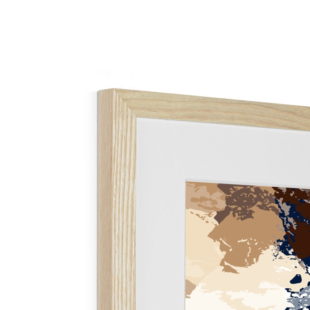 Framed Graphic Art Print, White Mat - 8x8 12x12 16x16 20x20 24x24 28x28 inches | FPS-1160-7693