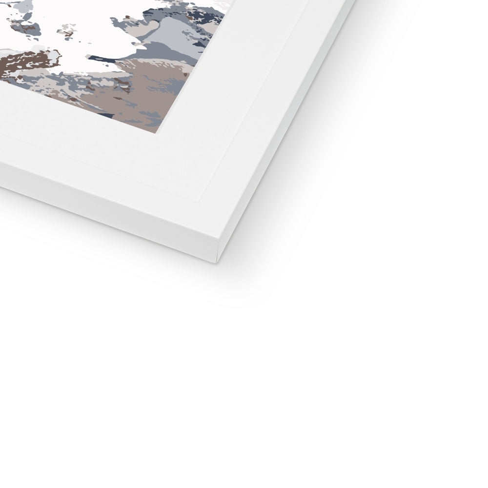 Framed Graphic Art Print, White Mat - 6x8, 8x12, 11x14, 12x16, 16x20, 18x24, 20x28 inches | FPV-1220-7689