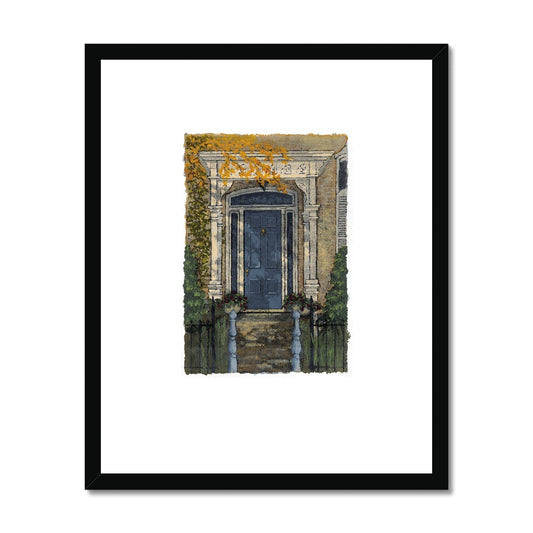 Framed Fine Art Print, Painterly Edge - 8x10 16x20 inches | Door 4, PEV-1000-1424