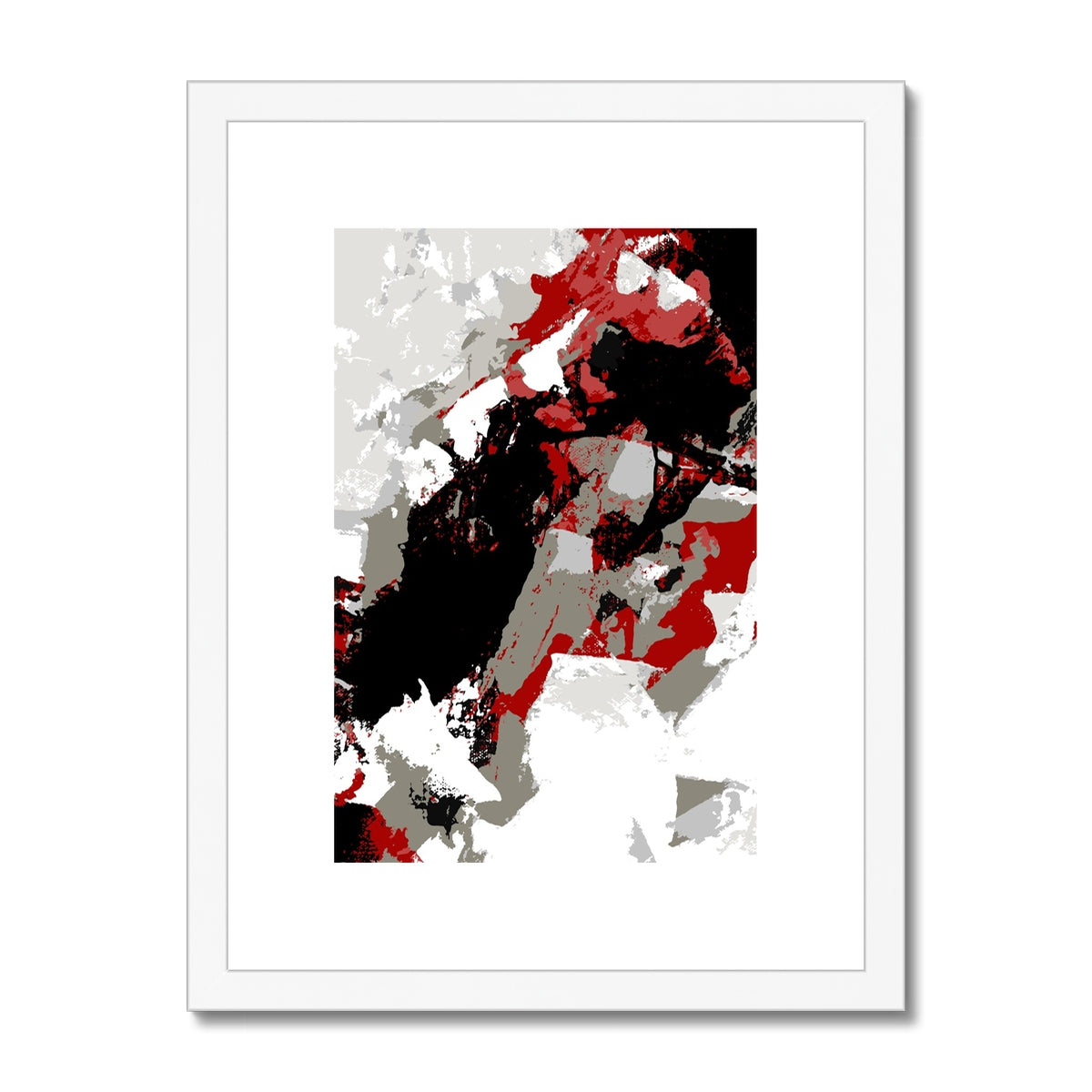 Framed Graphic Art Print, White Mat - 6x8, 8x12, 11x14, 12x16, 16x20, 18x24, 20x28 inches | FPV-1190-7688