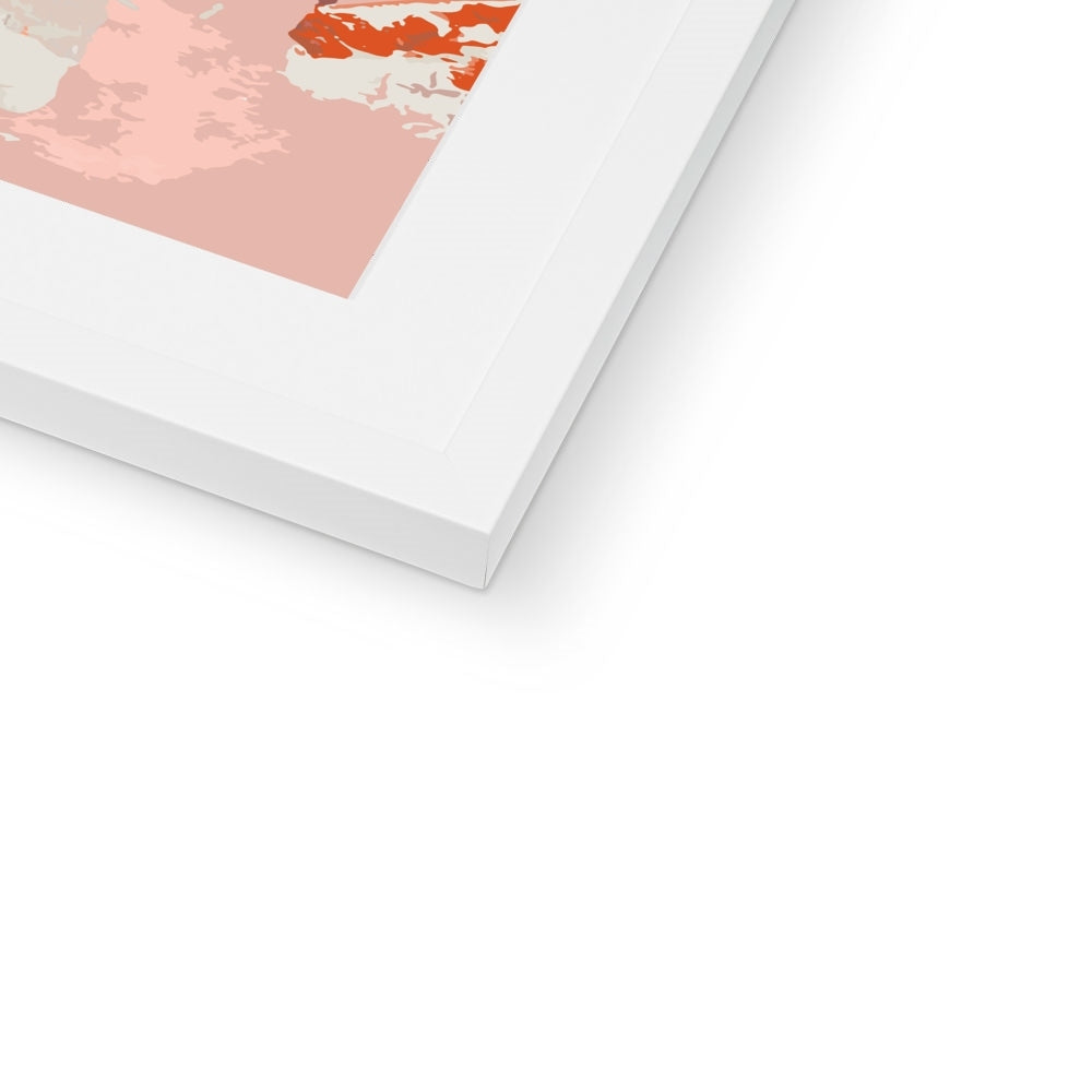 Framed Graphic Art Print, White Mat - 6x8, 8x12, 11x14, 12x16, 16x20, 18x24, 20x28 inches | FPV-1130-7698