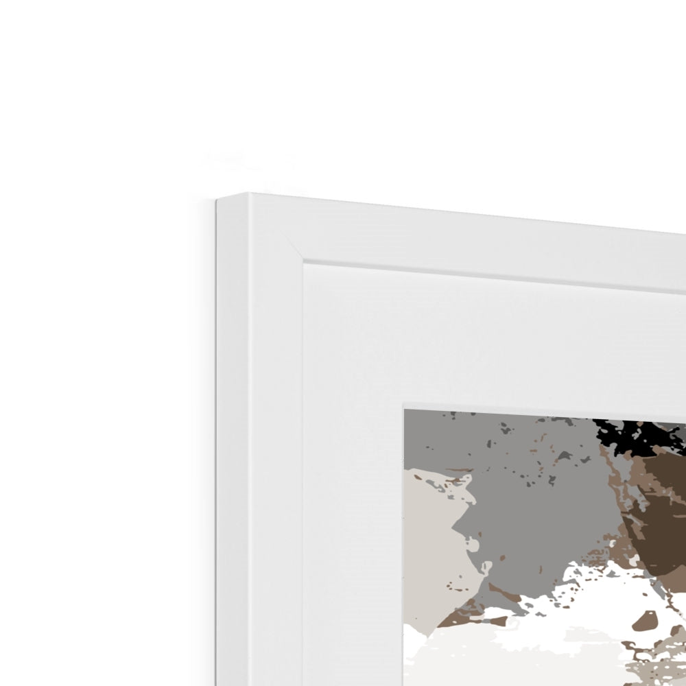 Framed Graphic Art Print, White Mat - 8x8 12x12 16x16 20x20 24x24 28x28 inches | FPS-1170-7693